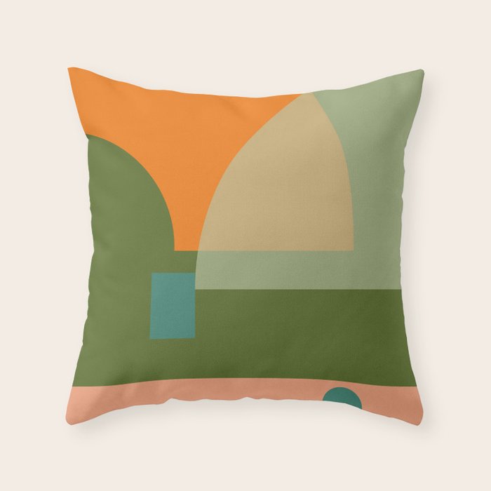 geometric abstract 50 Throw Pillow Gallery Image 6
