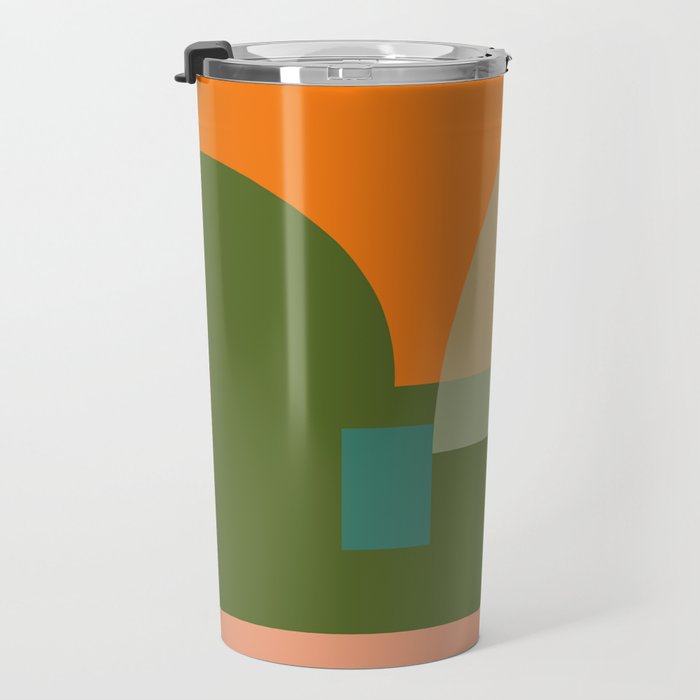 geometric abstract 50 Travel Mug Gallery Image 3