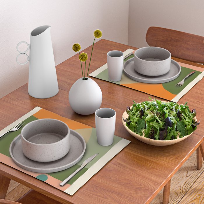 geometric abstract 50 Placemat Gallery Image 2