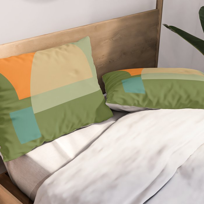 geometric abstract 50 Pillow Sham Gallery Image 2