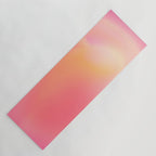 Raise Your Vibration - Pastels Aura Pink Gradient Yoga Mat Gallery Image 1