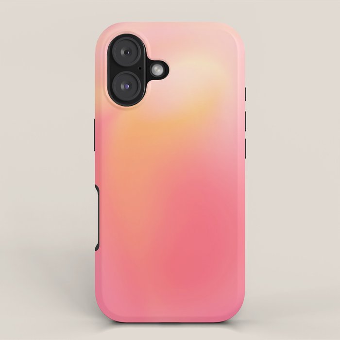 Raise Your Vibration - Pastels Aura Pink Gradient iPhone Case Gallery Image 1