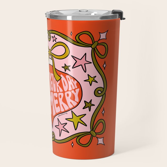 May Your Day Be Merry Travel Mug Gallery Image 2