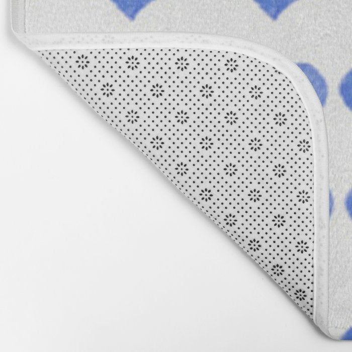 BLUE HEARTS Bath Mat Gallery Image 2