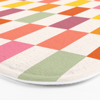 Candy Checkerboard  Bath Mat Gallery Image 3