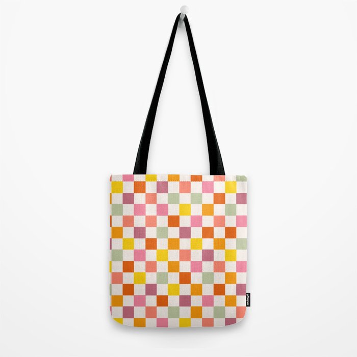 Candy Checkerboard  Tote Bag Gallery Image 2