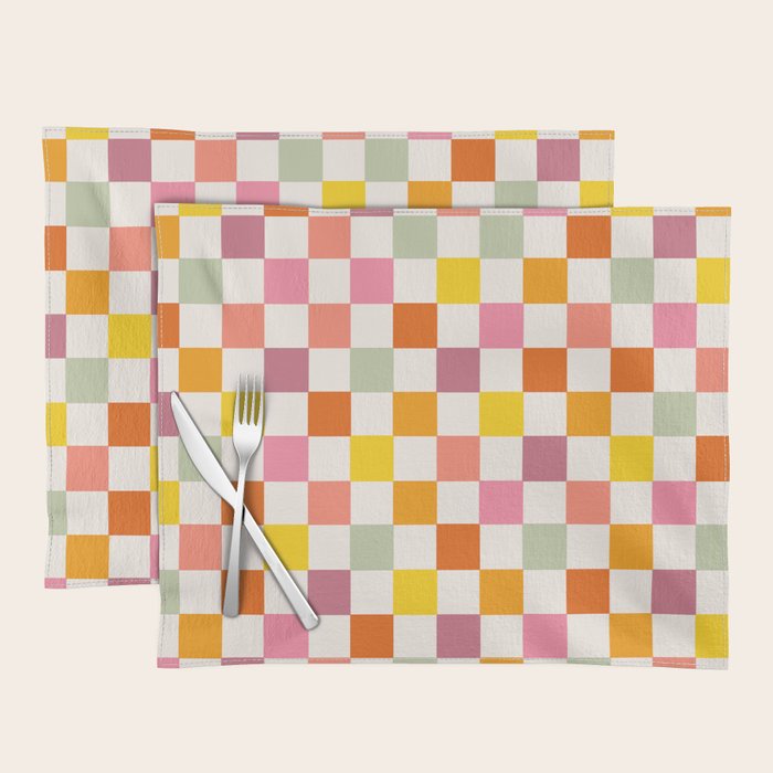 Candy Checkerboard  Placemat Gallery Image 1