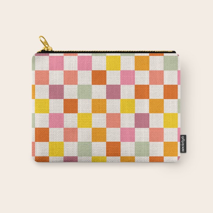 Candy Checkerboard  Carry All Pouch Gallery Image 1