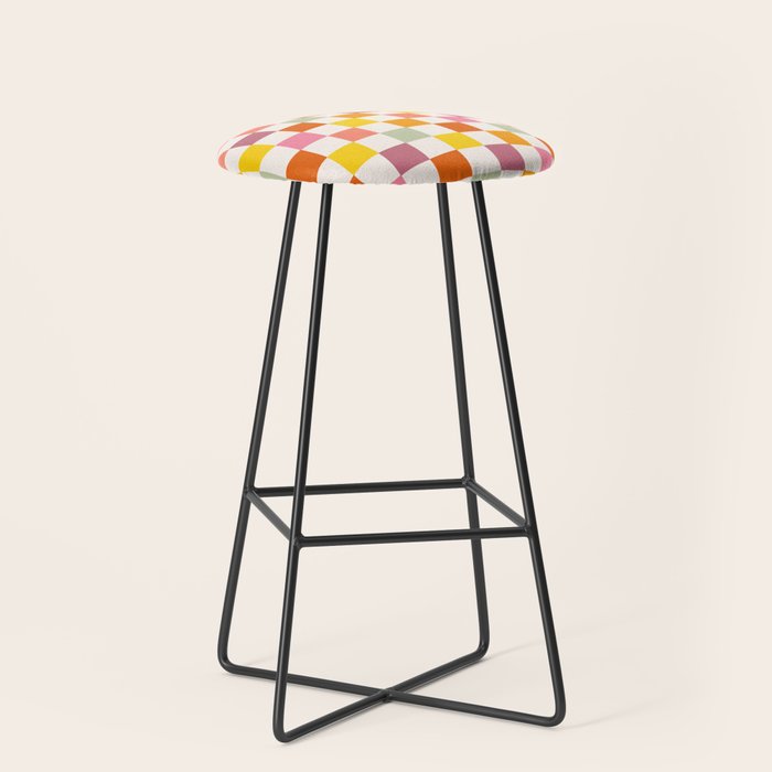 Candy Checkerboard  Stool Gallery Image 1