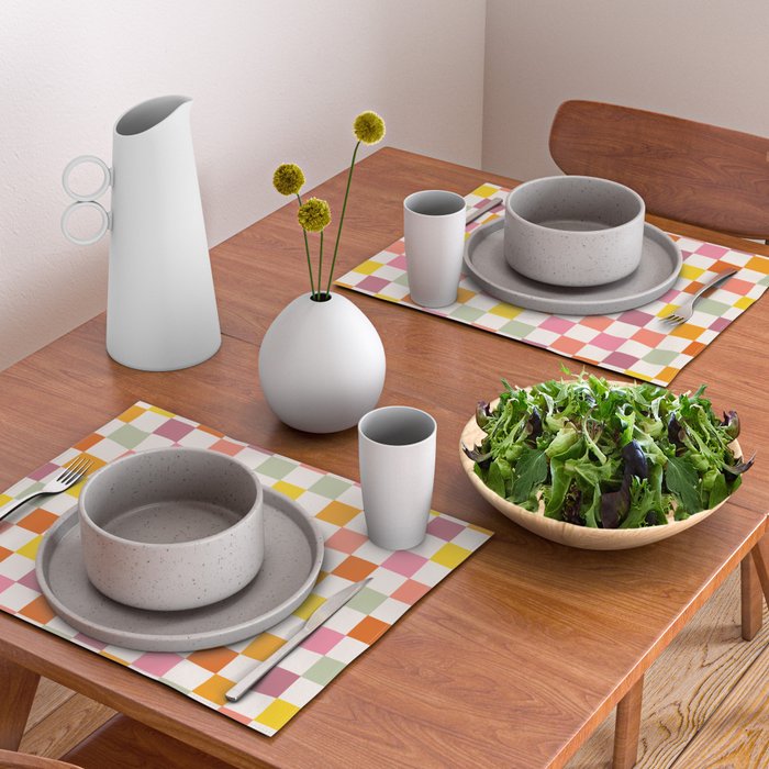 Candy Checkerboard  Placemat Gallery Image 2