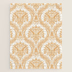 Triceratops Damask - Golden Jigsaw Puzzle Gallery Image 1