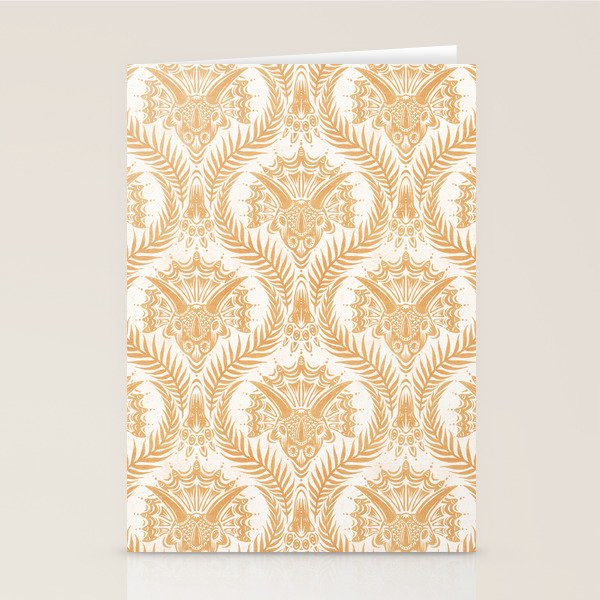 Triceratops Damask - Golden Stationery Card Gallery Image 2