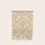 Triceratops Damask - Golden Wall Hanging Gallery Image 1