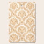 Triceratops Damask - Golden Cutting Board Gallery Image 1