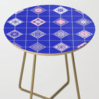 Talavera Mexican Tile - Pink & Periwinkle Palette Side Table Gallery Image 2