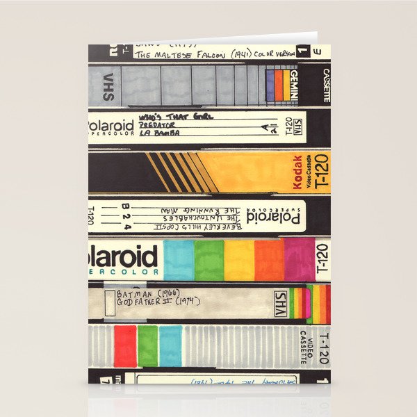 VHS Stationery Card Gallery Image 2