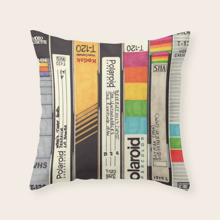 VHS Throw Pillow Gallery Image 6
