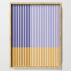 Color Block Line Abstract XXI Serving Tray Gallery Image 1