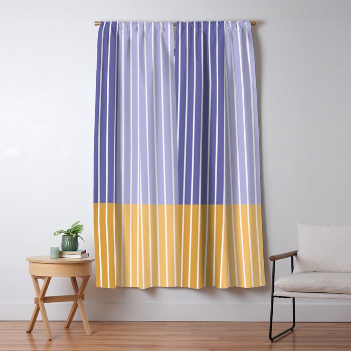 Color Block Line Abstract XXI Window Curtain Gallery Image 5