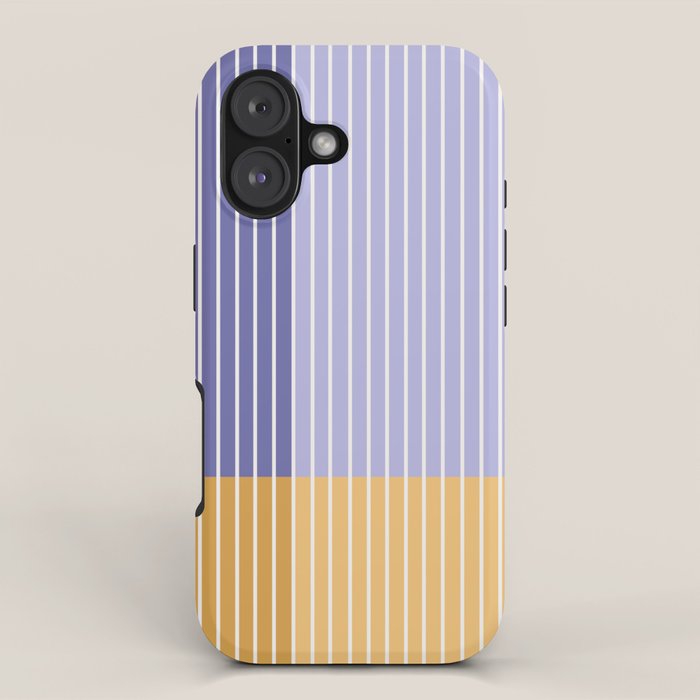 Color Block Line Abstract XXI iPhone Case Gallery Image 1