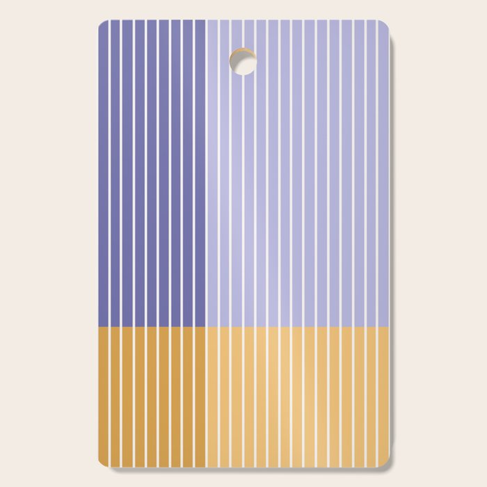 Color Block Line Abstract XXI Cutting Board Gallery Image 1