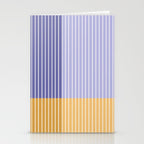 Color Block Line Abstract XXI Stationery Card Gallery Image 2