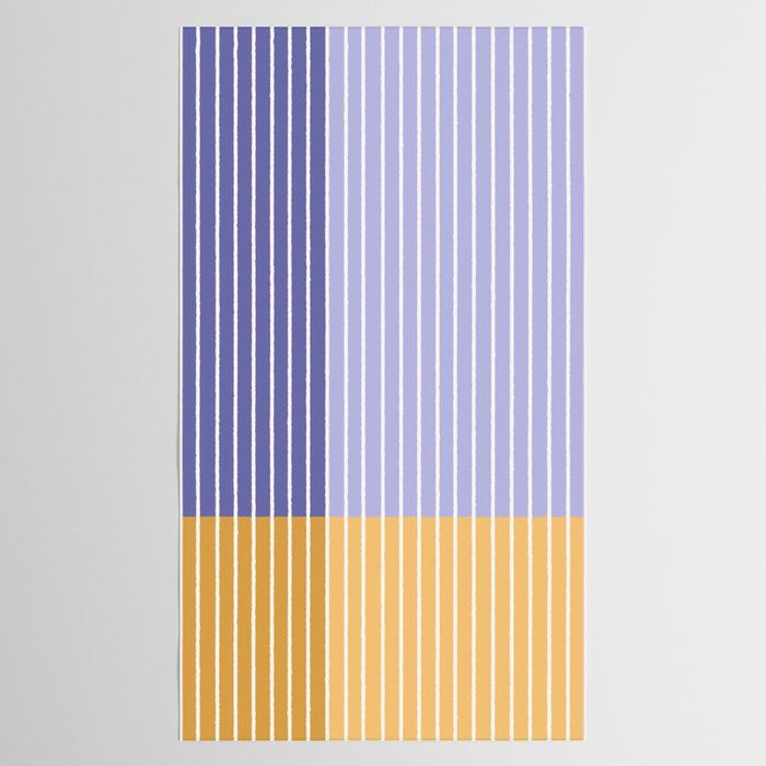 Color Block Line Abstract XXI Tablecloth Gallery Image 2