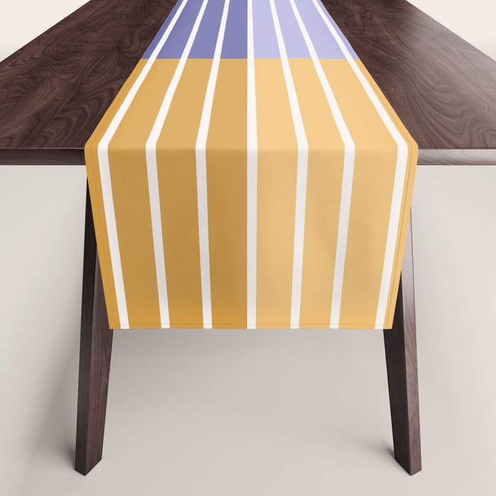 Color Block Line Abstract XXI Table Runner Gallery Image 1