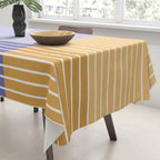 Color Block Line Abstract XXI Tablecloth Gallery Image 3