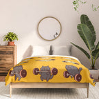 Olympic Lifting Cat Comforter Gallery Image 3