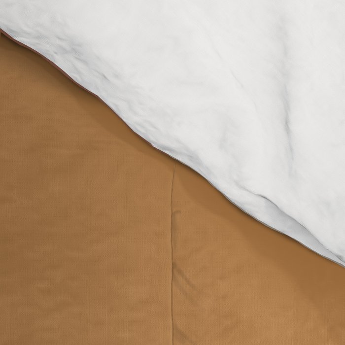Liquid Swirl Retro Abstract Pattern Blue Ochre Rust Taupe Comforter Gallery Image 4