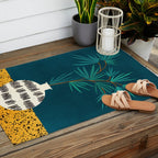 Night Palm Still Life Outdoor Rug Gallery Image 2