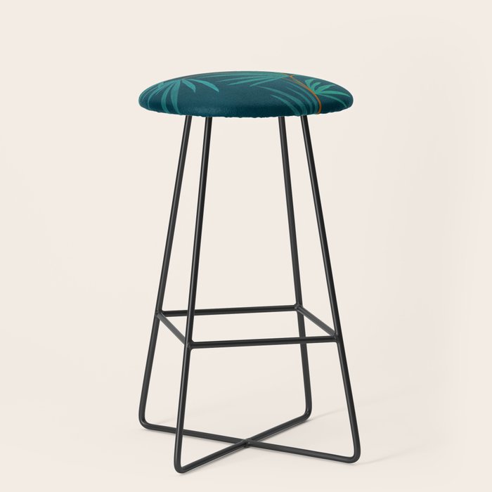 Night Palm Still Life Stool Gallery Image 1