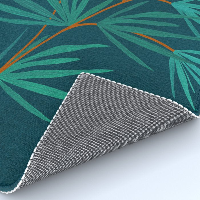 Night Palm Still Life Rug Gallery Image 4