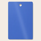 Blue Ultra Fine Stripe Narrow Vertical Pinstripe Pattern Cutting Board Gallery Image 1