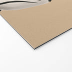 Woman in Stripes Holding a White Rabbit Welcome Mat Gallery Image 2