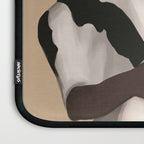 Woman in Stripes Holding a White Rabbit Laptop Sleeve Gallery Image 3