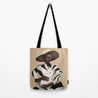 Woman in Stripes Holding a White Rabbit Tote Bag Gallery Image 2