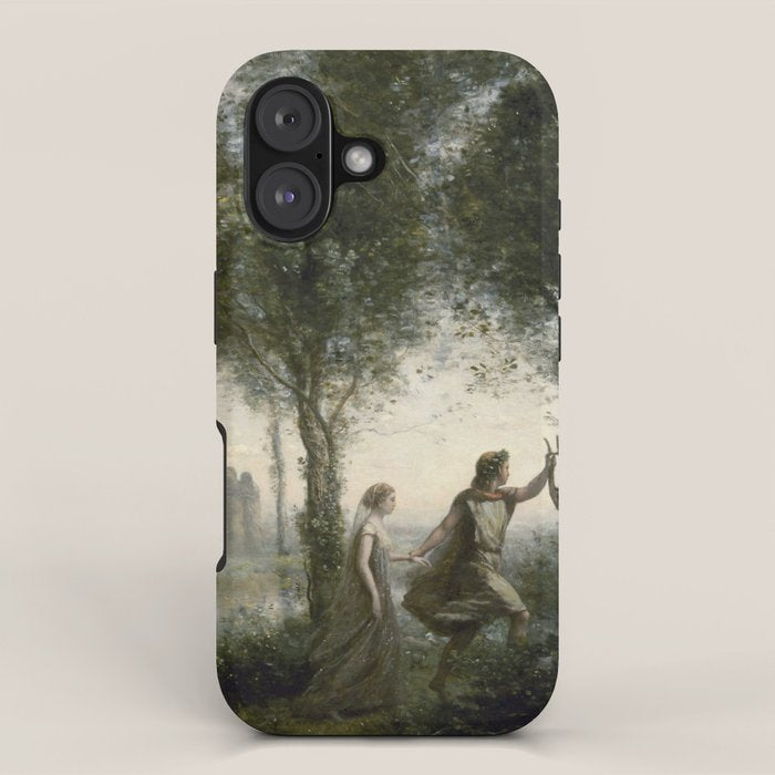 Orpheus Leading Eurydice from the Underworld - Jean-Baptiste-Camille Corot iPhone Case Gallery Image 1