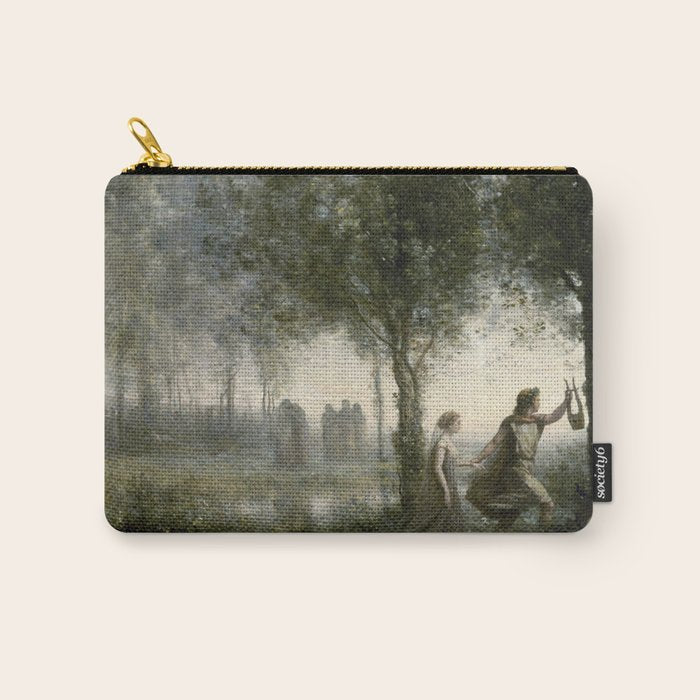 Orpheus Leading Eurydice from the Underworld - Jean-Baptiste-Camille Corot Carry All Pouch Gallery Image 1