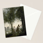 Orpheus Leading Eurydice from the Underworld - Jean-Baptiste-Camille Corot Stationery Card Gallery Image 2