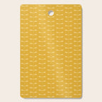 Dragonfly Pattern XIV Golden Yellow Cutting Board Gallery Image 1