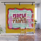 People Over Profit Wall Mural Gallery Image 1