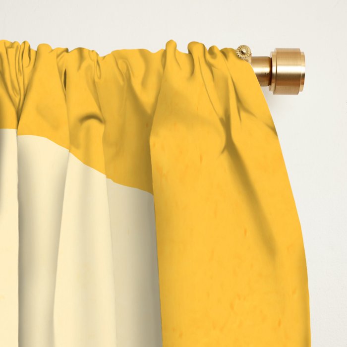 Modern Abstract Art Flowers 10 Window Curtain Gallery Image 2