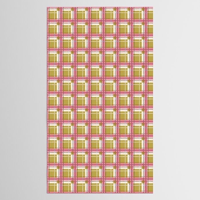 Bold Checked Design Tablecloth Gallery Image 2