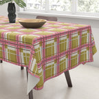 Bold Checked Design Tablecloth Gallery Image 3