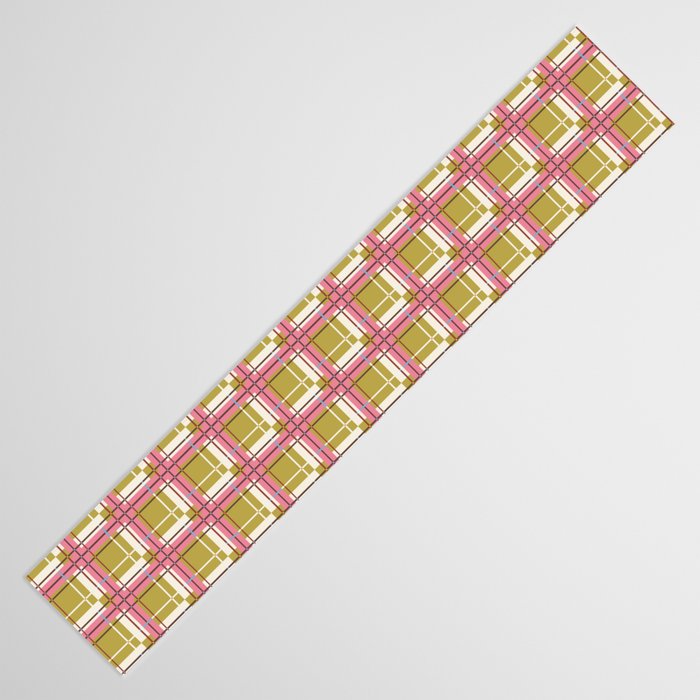 Bold Checked Design Table Runner Gallery Image 3
