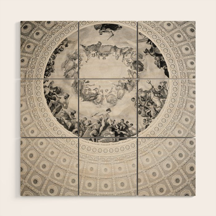 E Pluribus Unum - Capitol Rotunda Washington DC Wood Wall Art Gallery Image 1