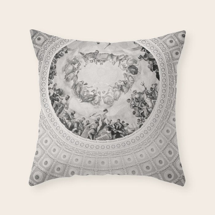 E Pluribus Unum - Capitol Rotunda Washington DC Throw Pillow Gallery Image 6
