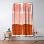 colorfields pink orange Window Curtain Gallery Image 5